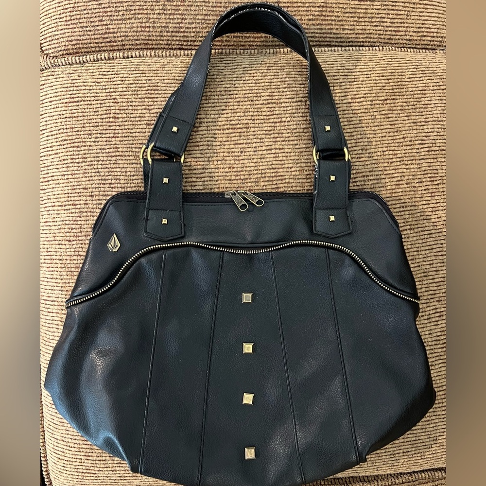 Vintage volcom purse bag. Black